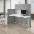 Bush Business Furniture Office In An Hour 65W X 33D Cubicle Workstation In Hansen Cherry