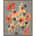 Offset Botanicals No. 1 By Grace Popp Framed Canvas Wall Art Print