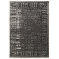 Linon Platinum Collection Isphanan Grey Black Persian Modified Polyester Area Rug 5 X 76 Inch 5 X 76