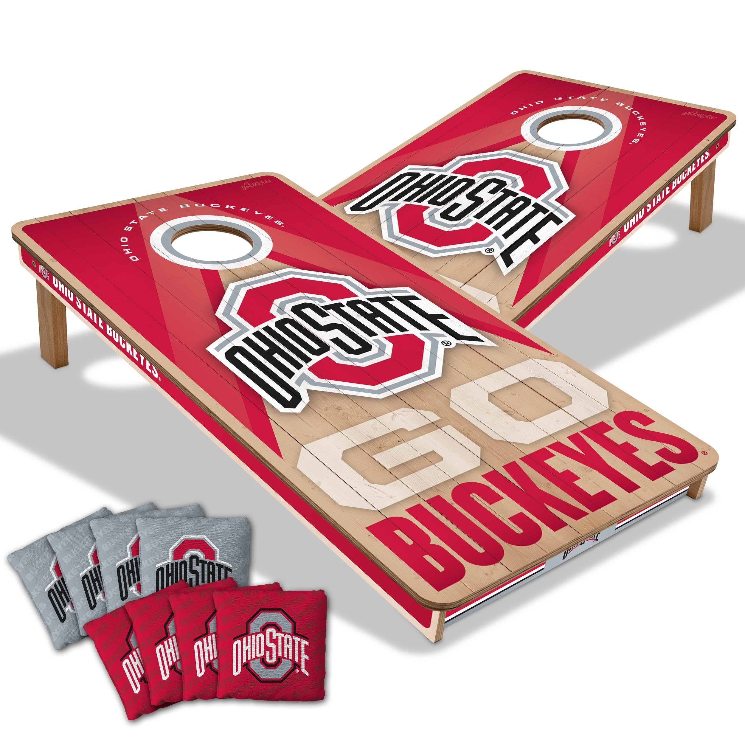 Ohio State Buckeyes Ncaa 2X4 Professional Cornhole Board Set
