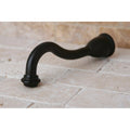 Oil Rubbed Bronze Heritage 8 Inch Solid Brass Tub Spout