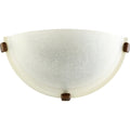 Oiled Bronze And Linen 1 Light Wall Sconce