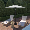 Havenside Home Okaloosa 7.5 Foot Crank Lift Umbrella