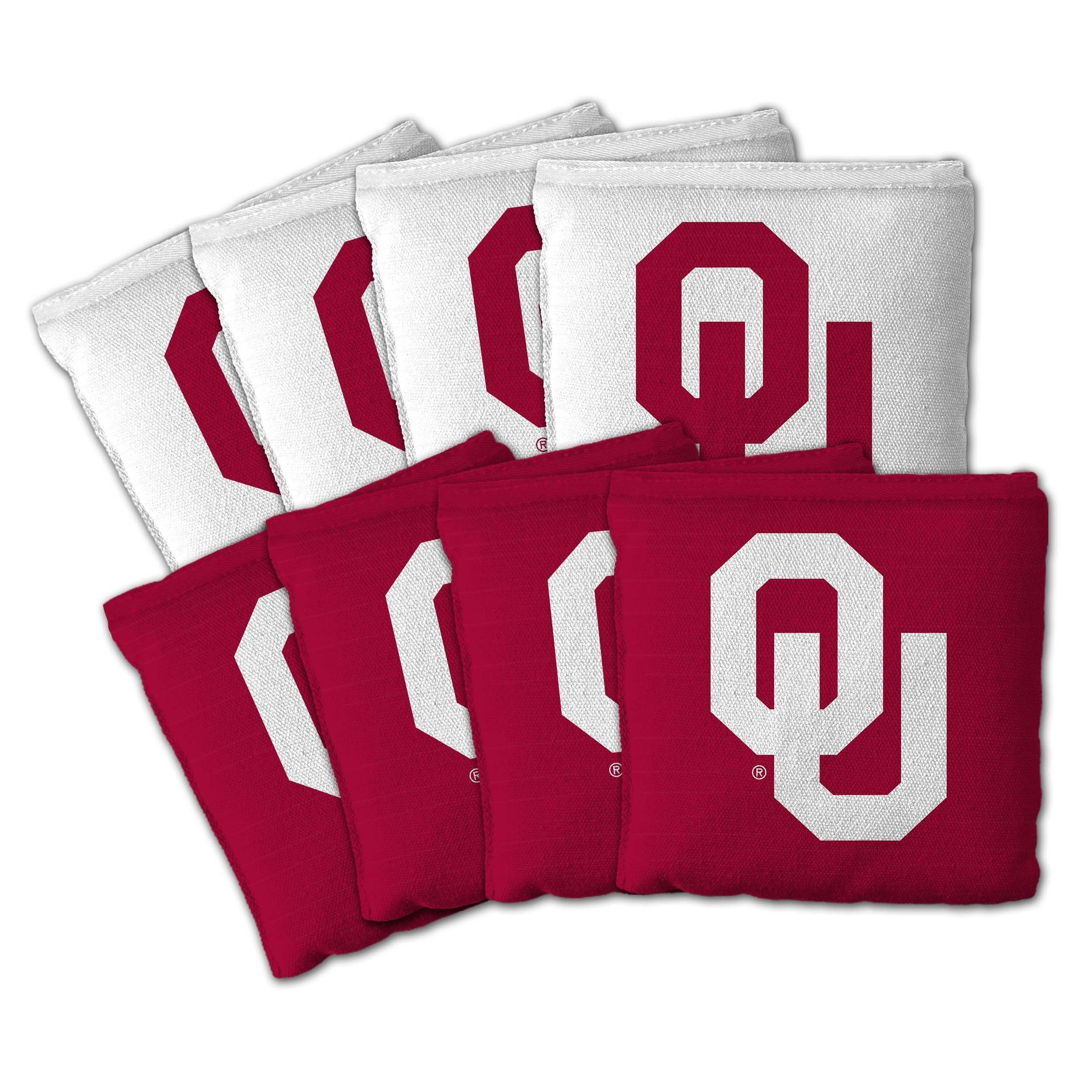 Oklahoma Sooners Ncaa Dual Sided Pro Stop Slide Cornhole Bags