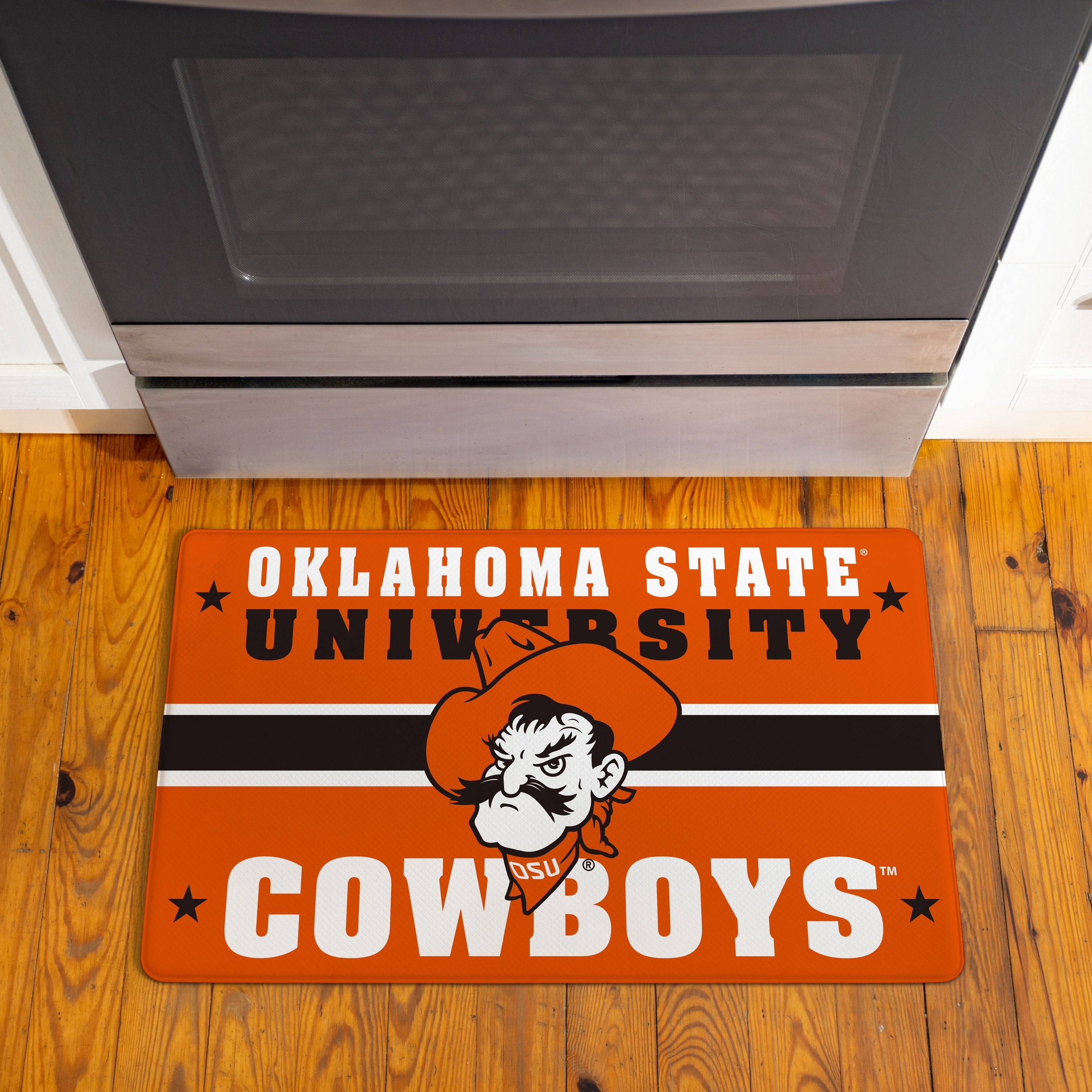 Oklahoma State University Anti Fatigue Door Mat 30 X 18