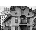 Old State House Boston Black And White Gallery Wrapped Canvas