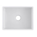 Olde London Reversible Farmhouse Fireclay 30 In. Single Bowl Kitchen Sink In White With Grid And Strainer