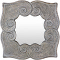 Oleada Eclectic Grey 35 Inch Square Mirror 35 H X 35 W