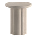 Olie 20 Wide Round Fluted Side Table 20 Wide