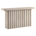 Olie 55 Wide Rectangular Fluted Console Table 55 Wide