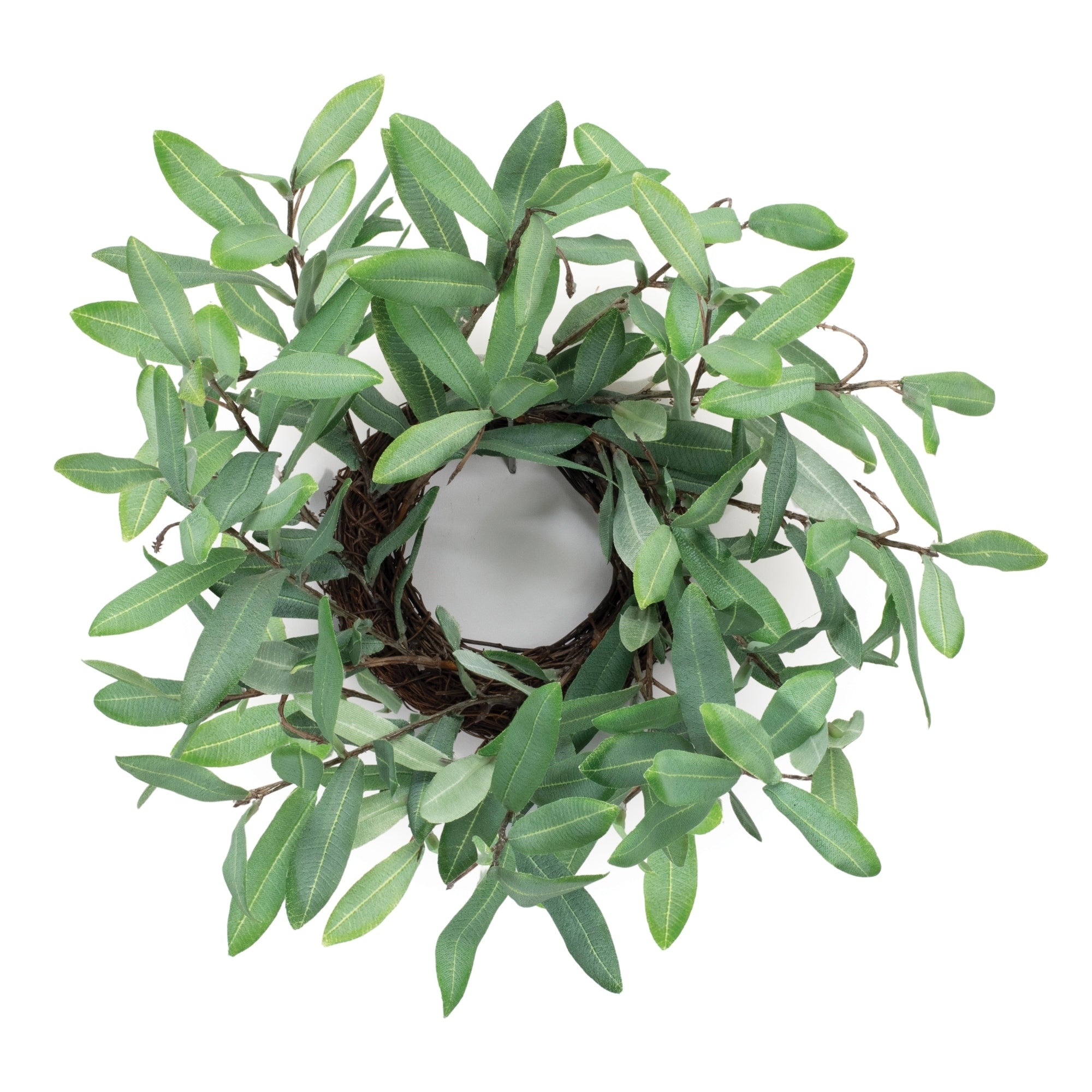 Olive Leaf Candle Ring 12 D