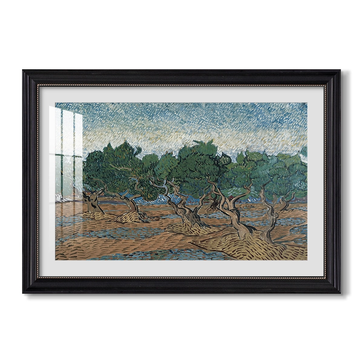 Olive Trees 1889 Vincent Van Gogh Custom Framed Print