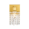 Ivy Terrace Olivia Clear Crystals 1 Light Wall Sconce