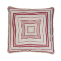 Olivia Quido Cosmopolitan Toile Red 18 Inch Button Pillow