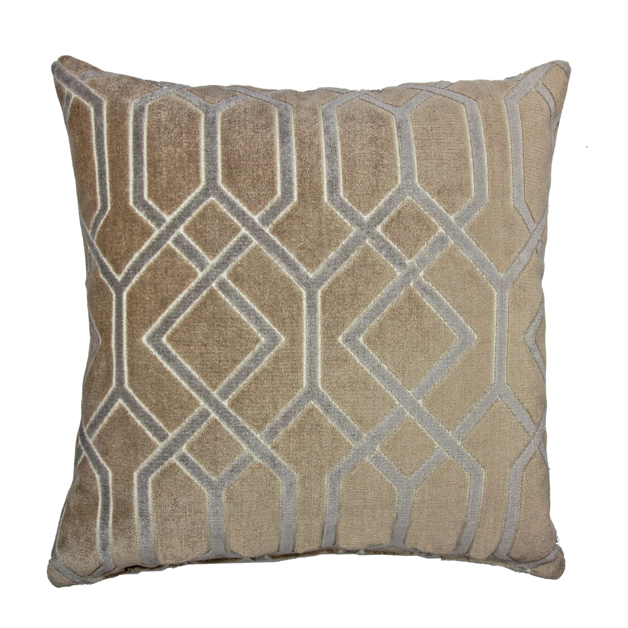 Olivia Quido Love Luxury Cut Velvet 24 Inch Floor Pillow