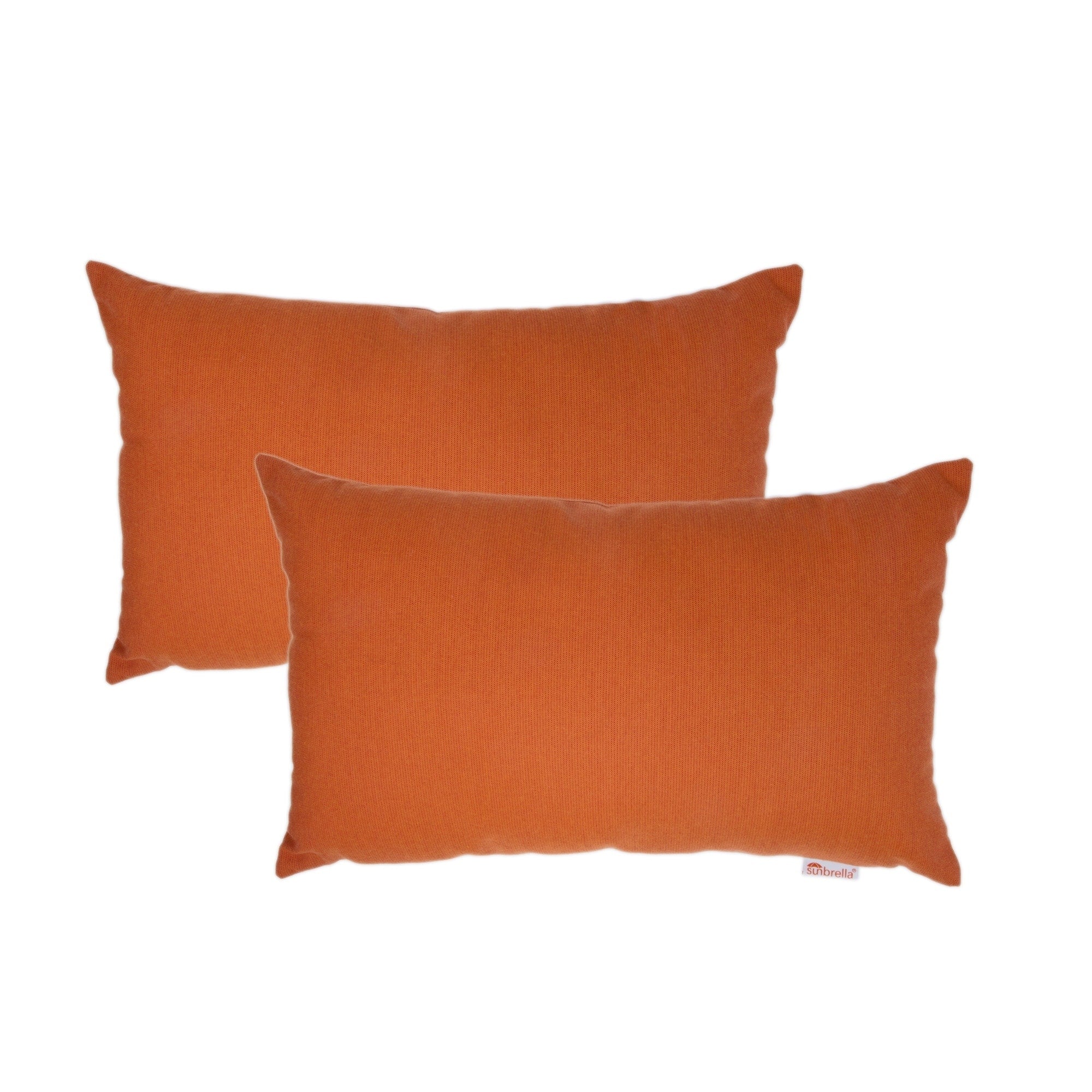 Olivia Quido Sunbrella Spectrum Cayenne Boudoir Outdoor Pillow 2 Pack 13 X 20