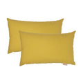 Olivia Quido Sunbrella Spectrum Daffodil Boudoir Outdoor Pillow 2 Pack 13 X 20