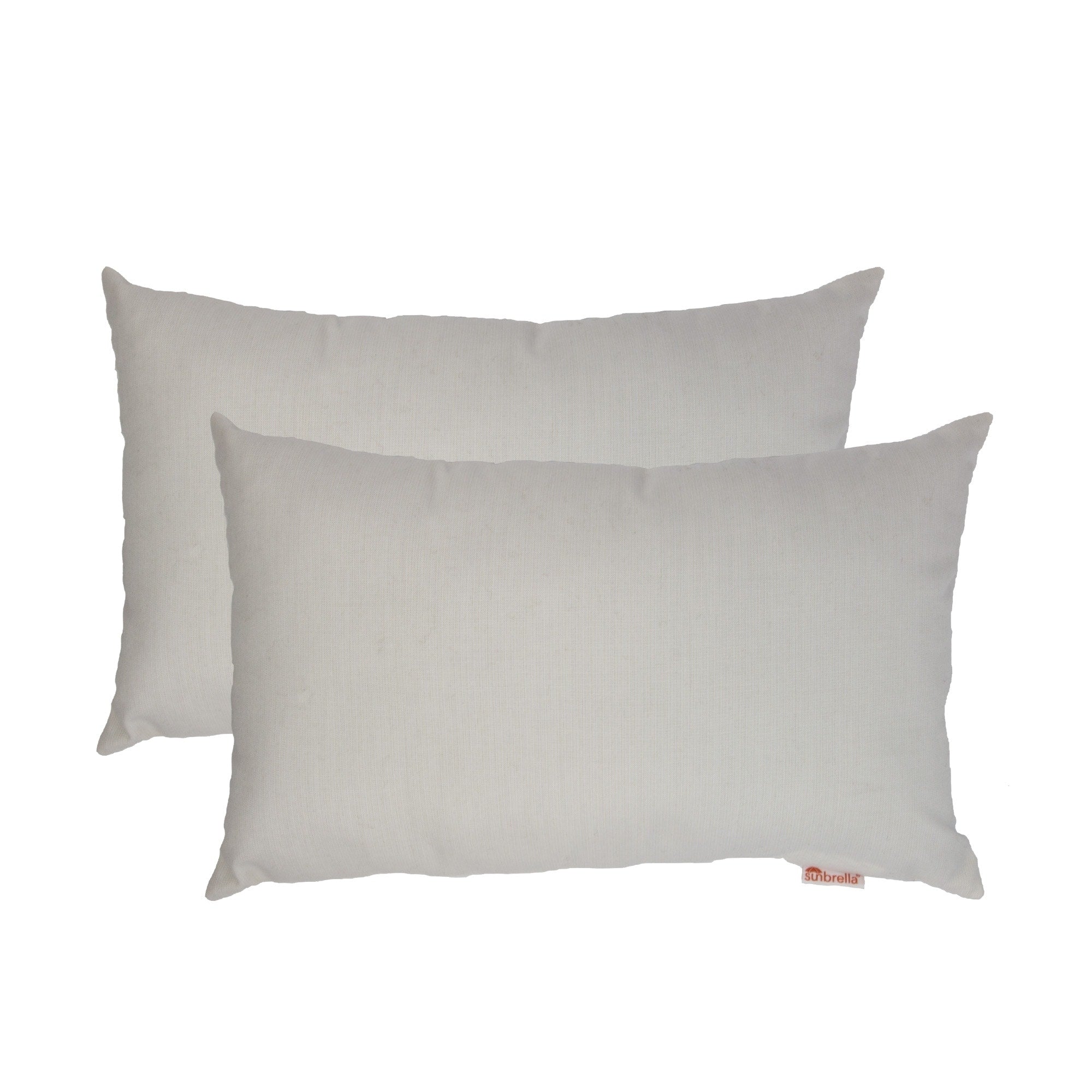 Olivia Quido Sunbrella Spectrum Eggshell Boudoir Outdoor Pillow 2 Pack 13 X 20