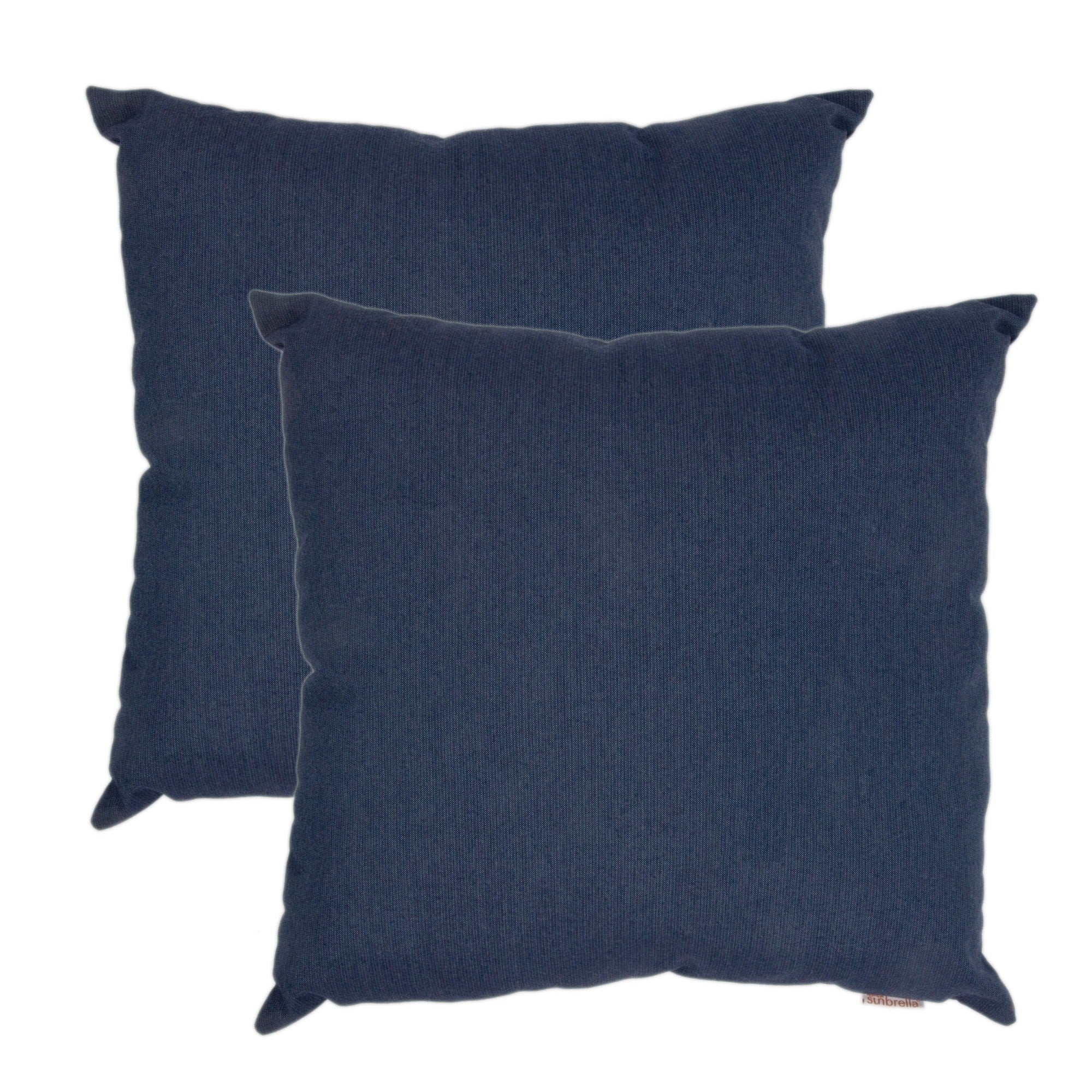 Olivia Quido Sunbrella Spectrum Indigo 20 Inch Outdoor Pillow 2 Pack 20 X 20