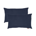 Olivia Quido Sunbrella Spectrum Indigo Boudoir Outdoor Pillow 2 Pack 13 X 20