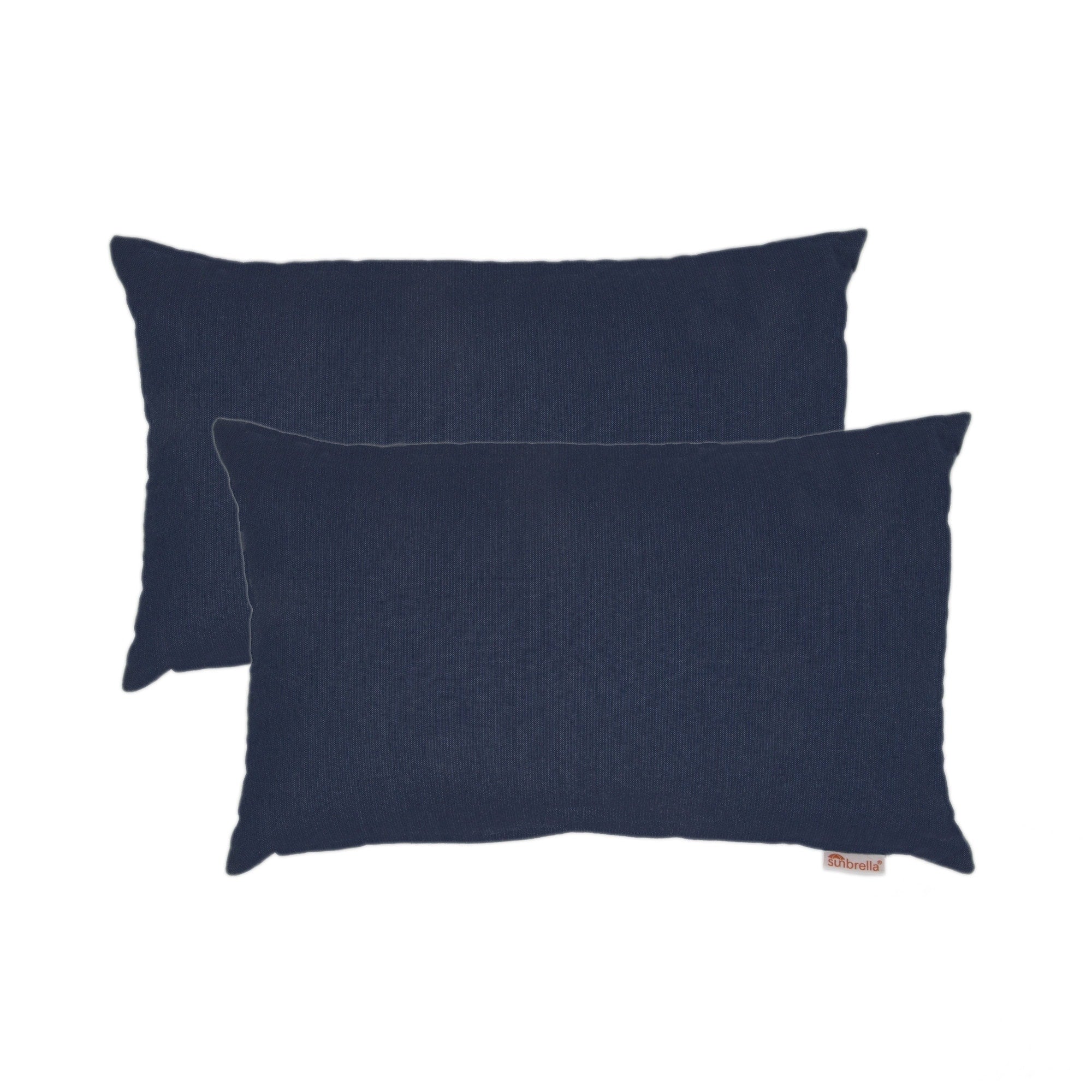Olivia Quido Sunbrella Spectrum Indigo Boudoir Outdoor Pillow 2 Pack 13 X 20