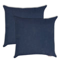 Olivia Quido Sunbrella Spectrum Indigo 18 Inch Outdoor Indoor Pillow Set Of 2