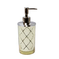 Olivia Quido Wellington Gold Lotion Soap Dispenser Chrome Silver N A
