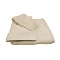 Olivia Quido Zero Twist 3 Piece Towel Set Ecru