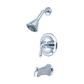 Olympia Accent Collection Single Handle Tub Shower Trim Set Polished Chrome