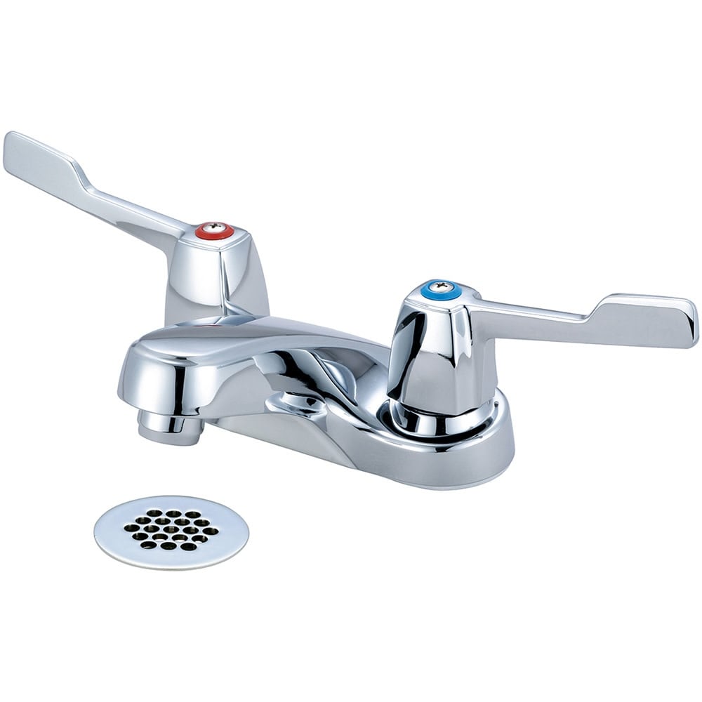 Olympia Faucets L 7251G Elite 1.2 Gpm Centerset Bathroom Faucet With Ada Wrist B Polished Chrome