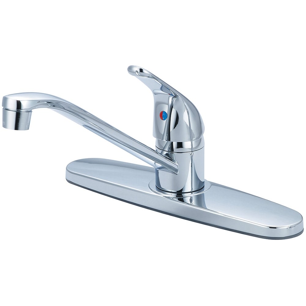 Olympia Faucets K 4160H Elite 1.5 Gpm Widespread Kitchen Faucet With 7 5 16 Rea Polished Chrome