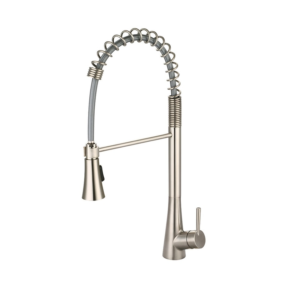 Olympia Faucets K 5010 I2 1.8 Gpm Single Hole Kitchen Faucet With Pull Down Spra
