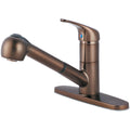 Olympia Faucets K 5030 Elite 1.8 Gpm Widespread Kitchen Faucet With Pull Out Spr