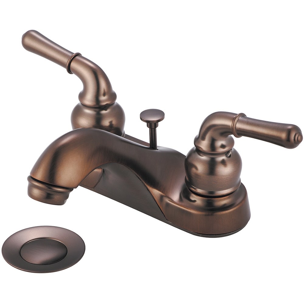 Olympia Faucets L 7240 Accent 1.2 Gpm Centerset Bathroom Faucet With Pop Up Drai