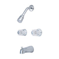 Olympia Faucets P 1220 Elite 1.75 Gpm Tub And Shower Trim Package Includes Sin Polished Chrome