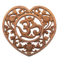 Om Love Wood Relief Panel
