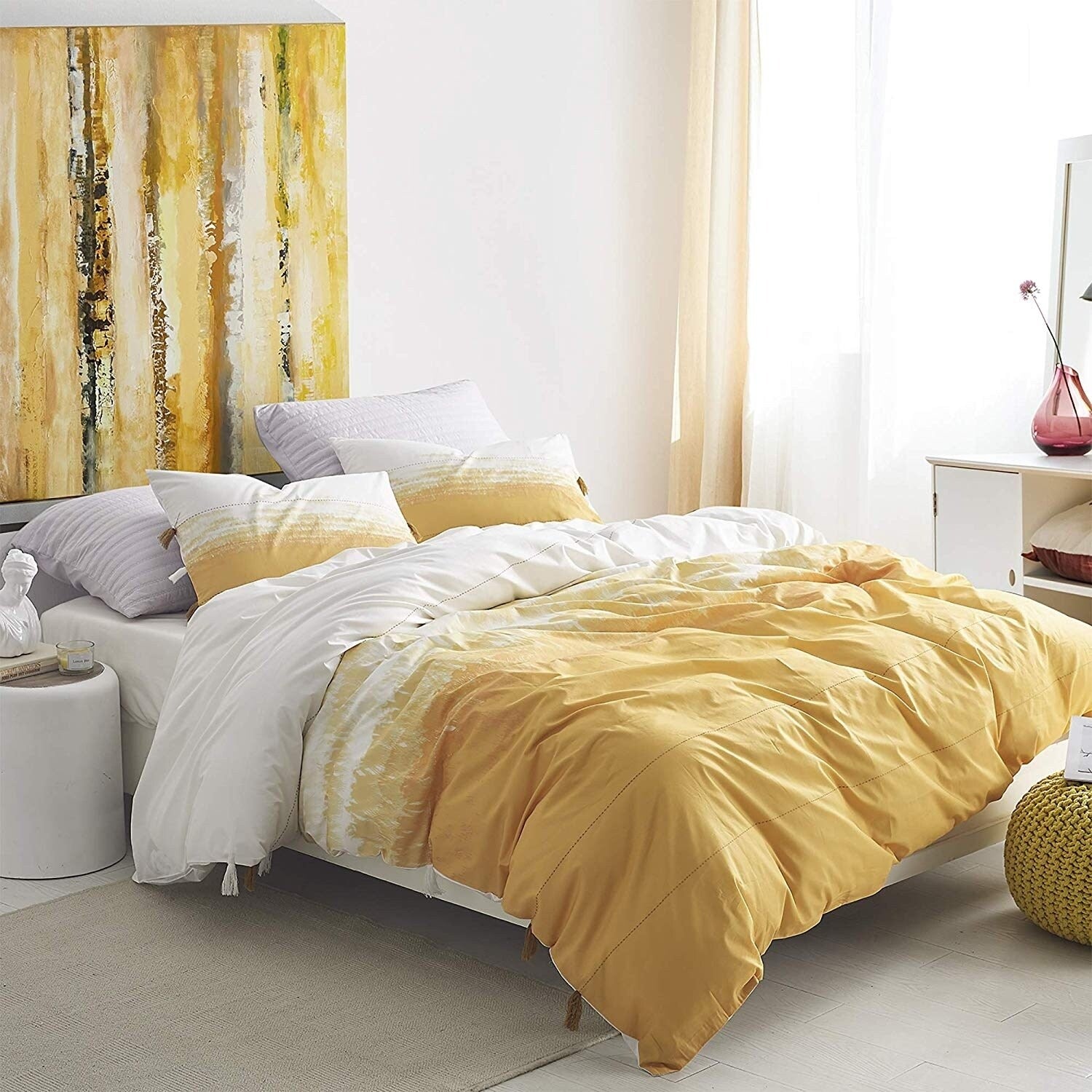 Ombre Sunset Duvet Cover Ochre