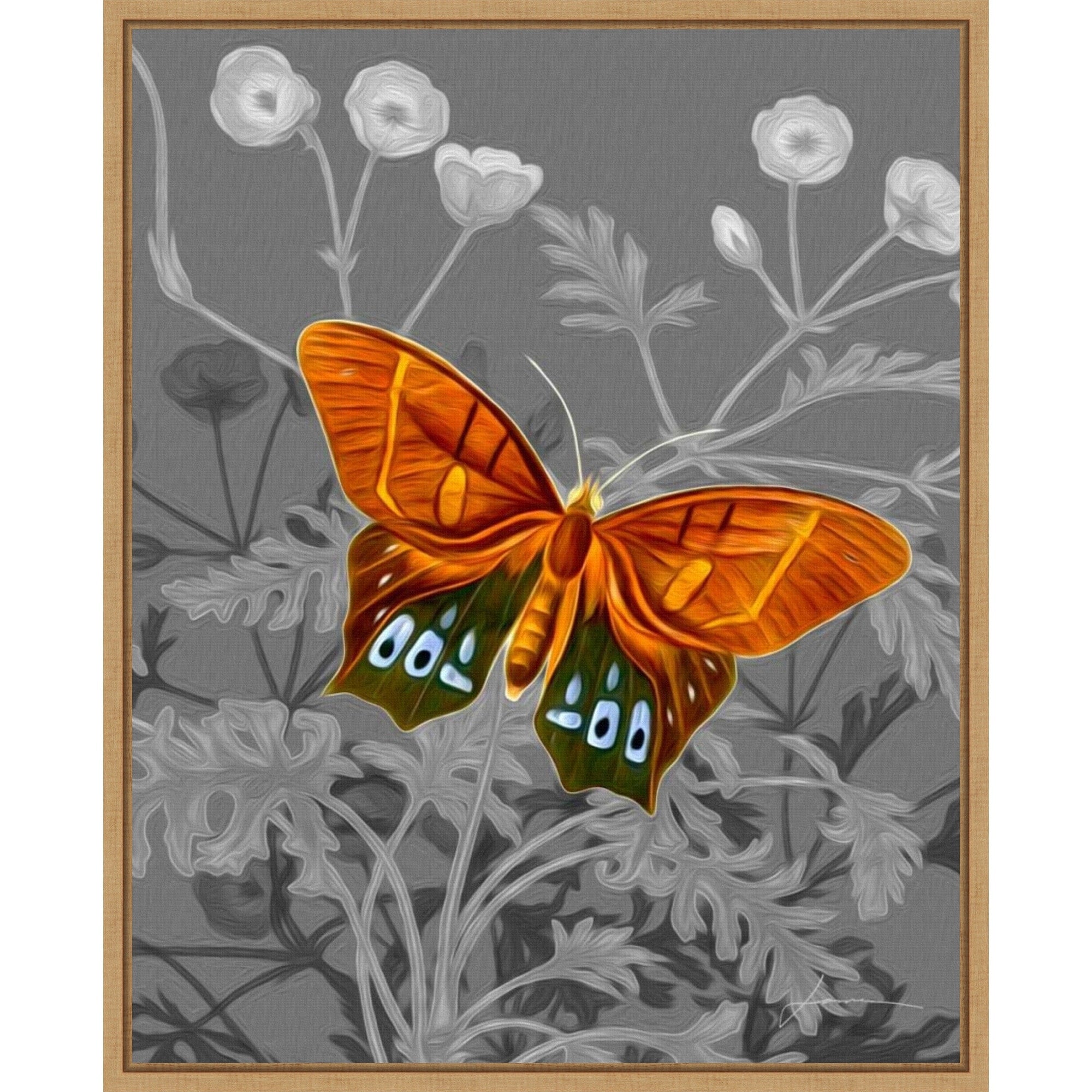 On Display No. 3 By James Burghardt Framed Canvas Wall Art Print