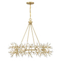 Once 8 Light Chandelier In Spun Gold By Breegan Jane