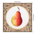 Once Upon A Pear By Wild Violets Framed Canvas Wall Art