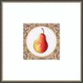 Once Upon A Pear By Wild Violets Wood Framed Wall Art Print