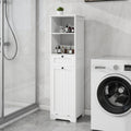 One Compartment One Drawer Tilt Out Laundry Sorter Cabinet White