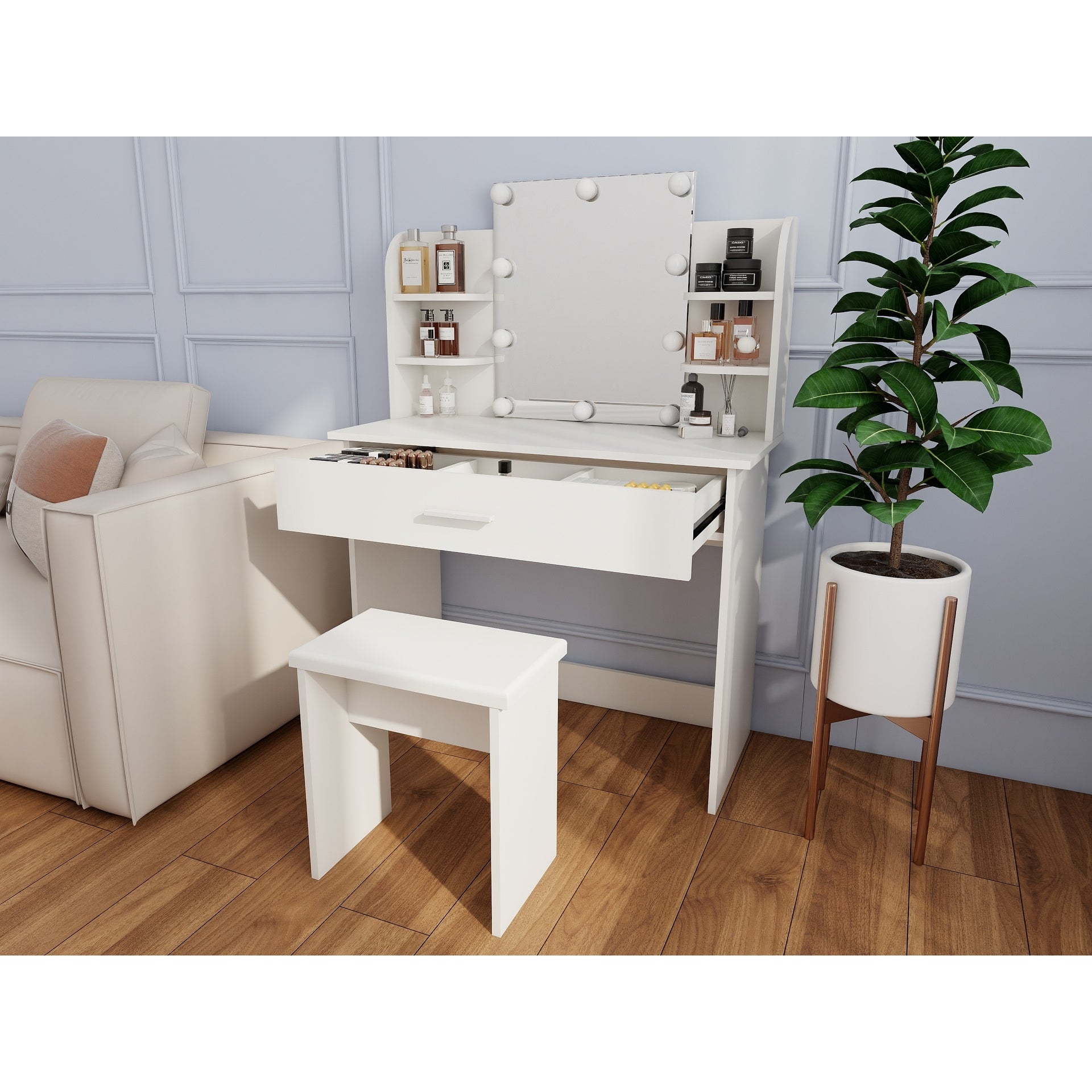 One Drawer Dresser Table