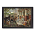 Onslaught Of The Tartars C 1938 Georges Antoine Rochegrosse Custom Framed Canvas