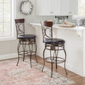Powell Onyx Scroll Barstool