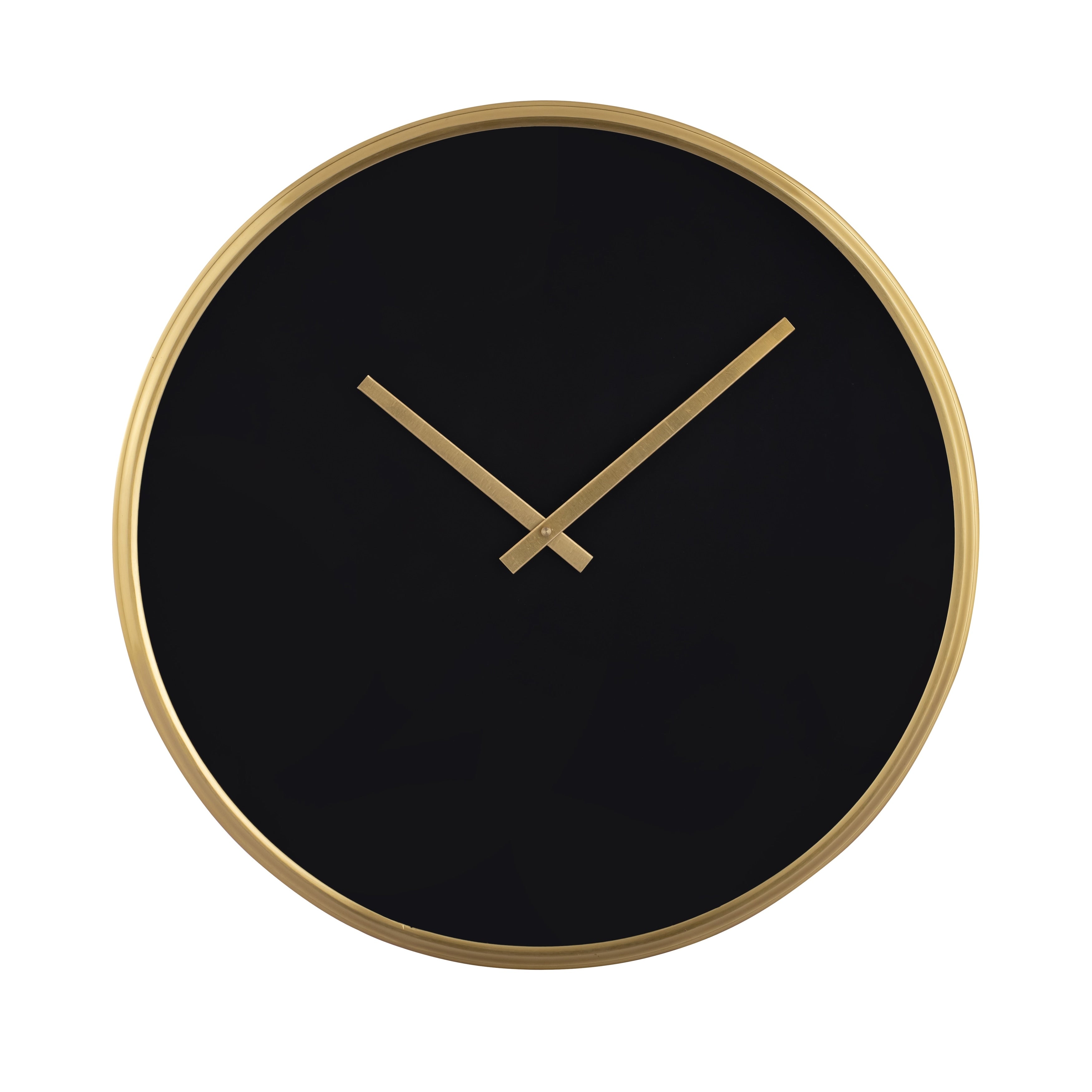 Onyx Wall Clock Black 16 Inch W