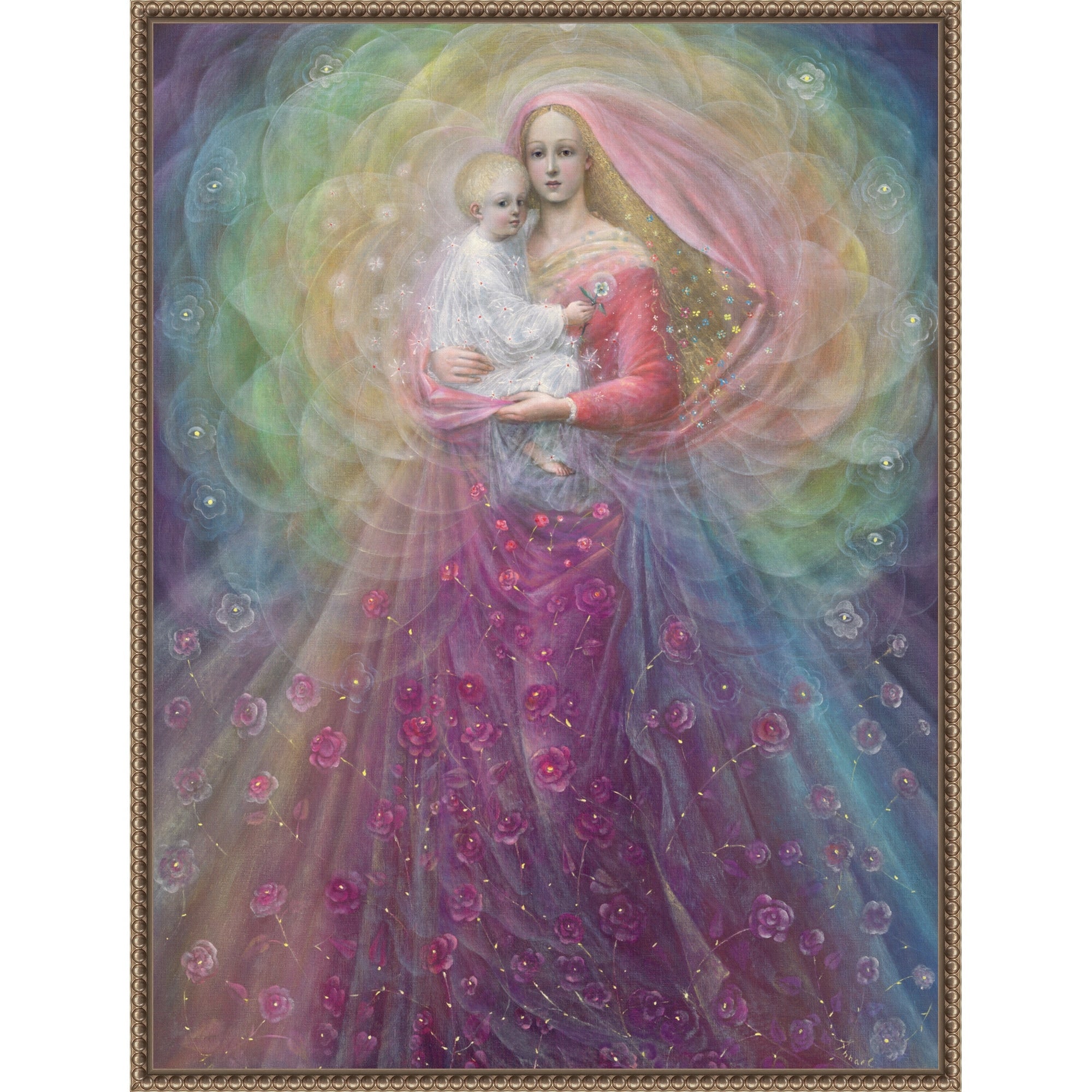 Ora Pro Nobis By Annael Anelia Pavlova Framed Canvas Wall Art Print