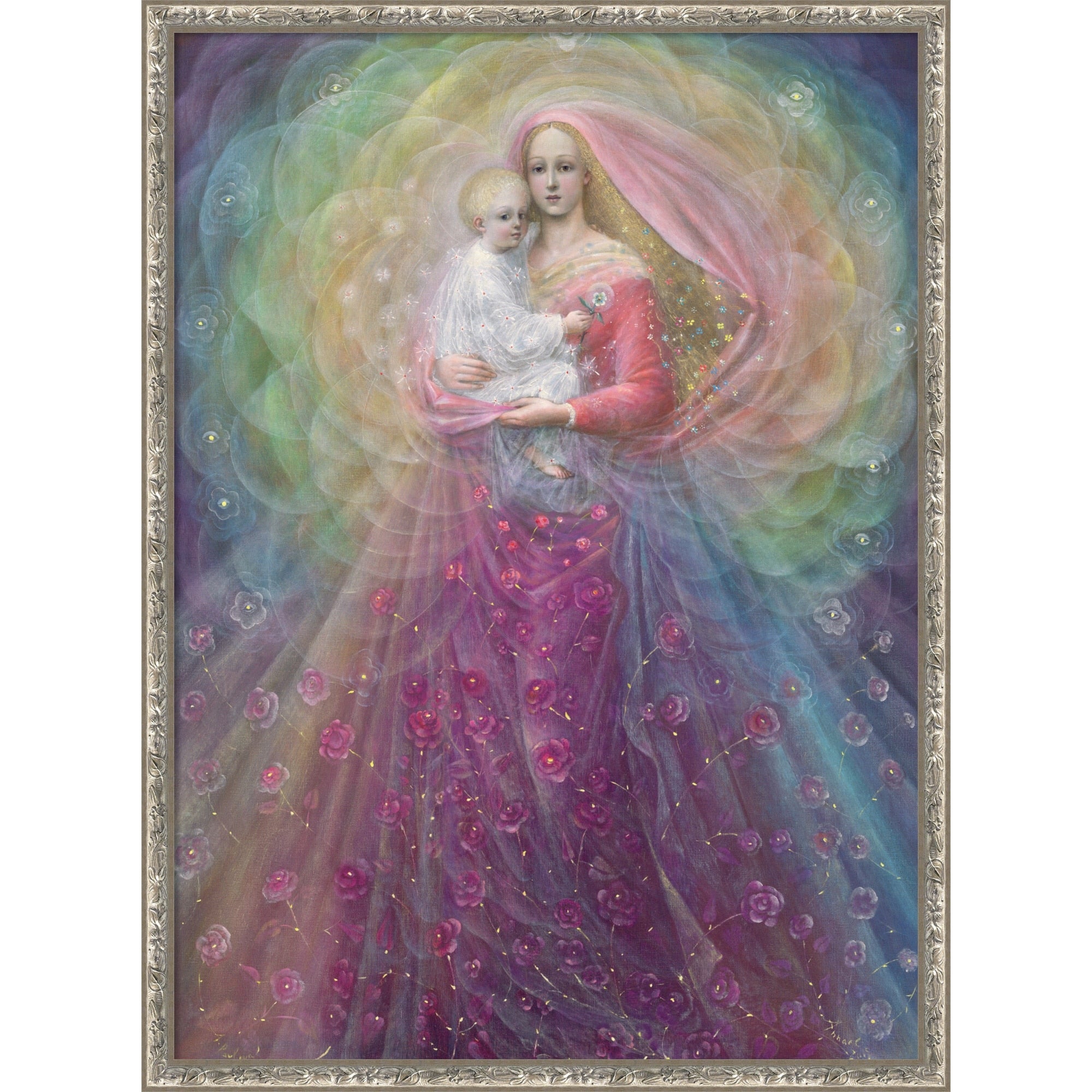Ora Pro Nobis By Annael Anelia Pavlova Framed Mounted Canvas Wall Art Print