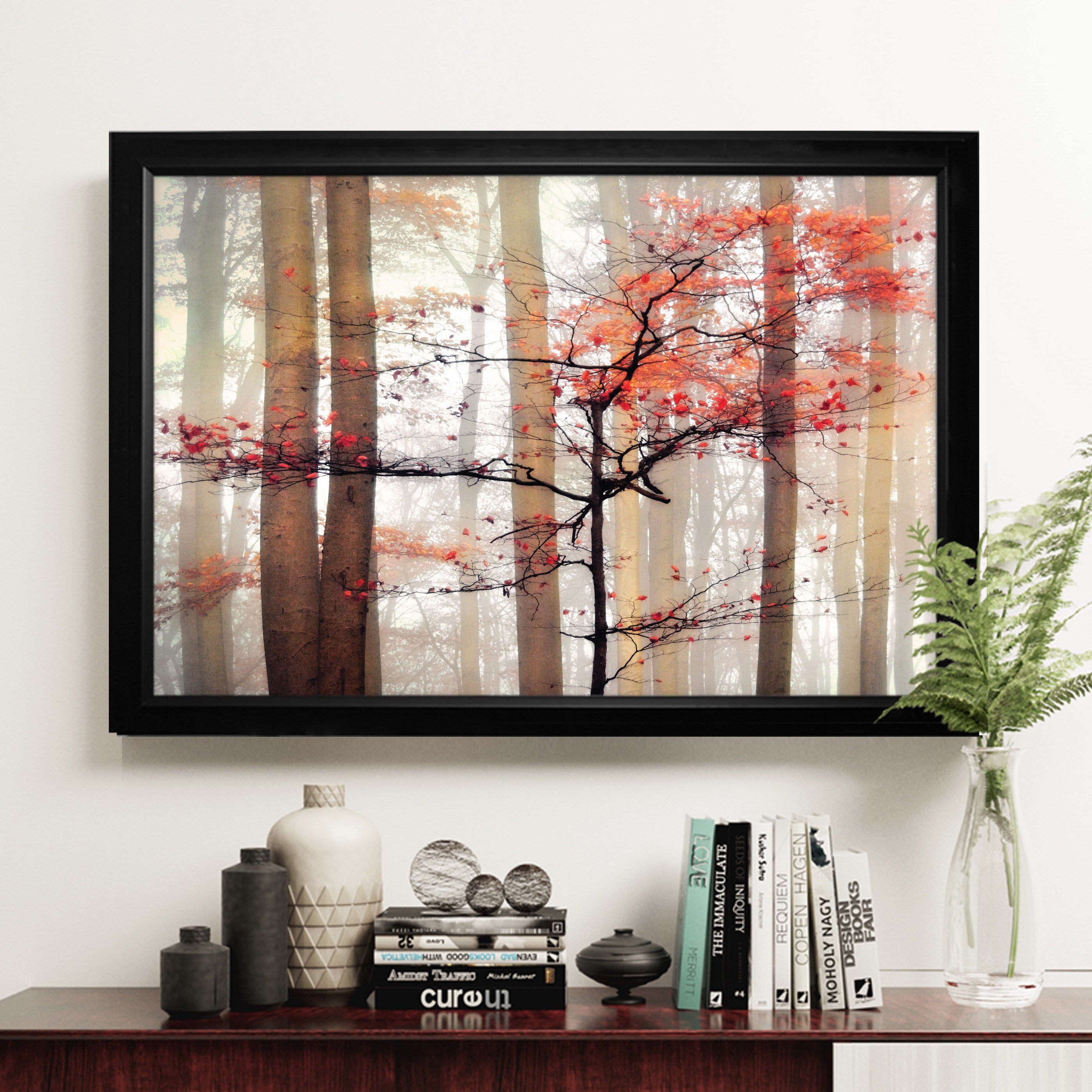 Orange Awakening Black Frame