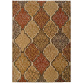 Orange Gold Area Rug 78 X 1010 78 X 1010